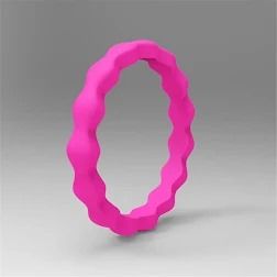 Scalloped Silicone rings 3mm_9