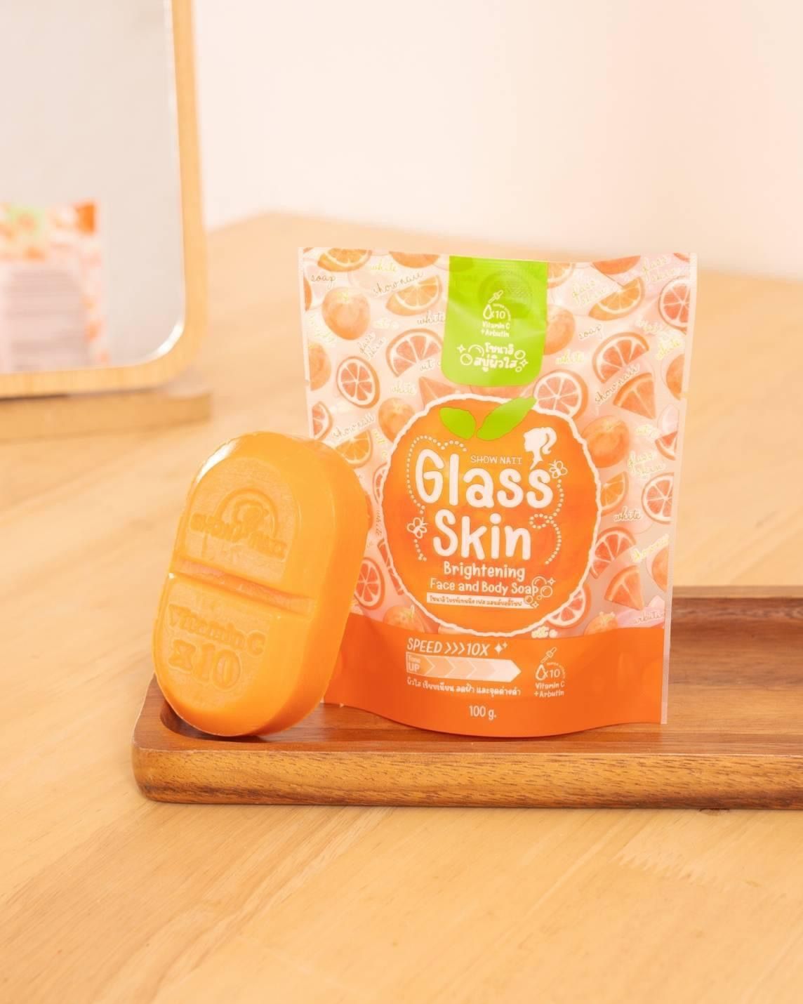 SHOW NAII Glass Skin Brightening Face and Body Soap_1