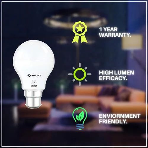 Bajaj LEDz Plus Led Lamp 9W - Cool Day Light, B22, 1 pc_2