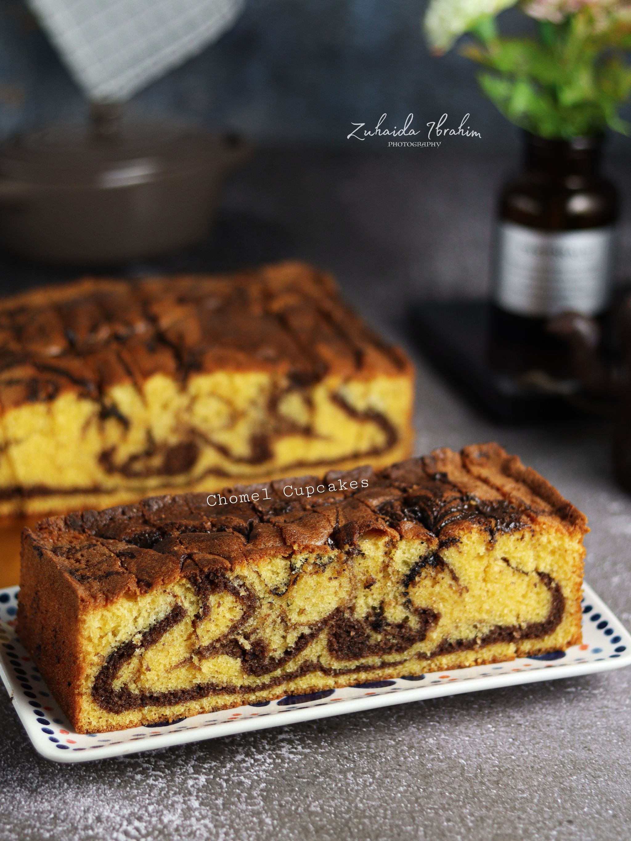 Chocolate Orange Marble Cake _2