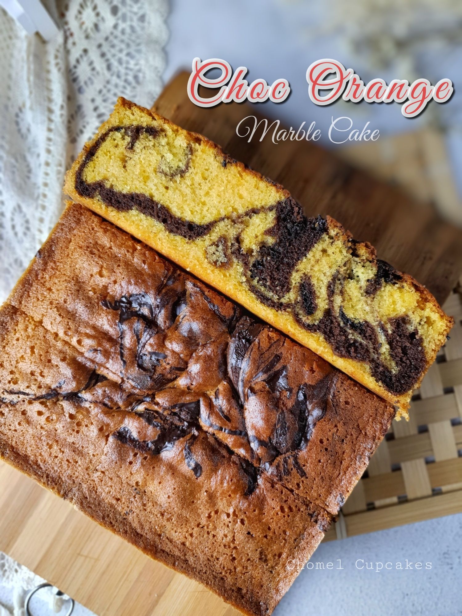 Chocolate Orange Marble Cake _1