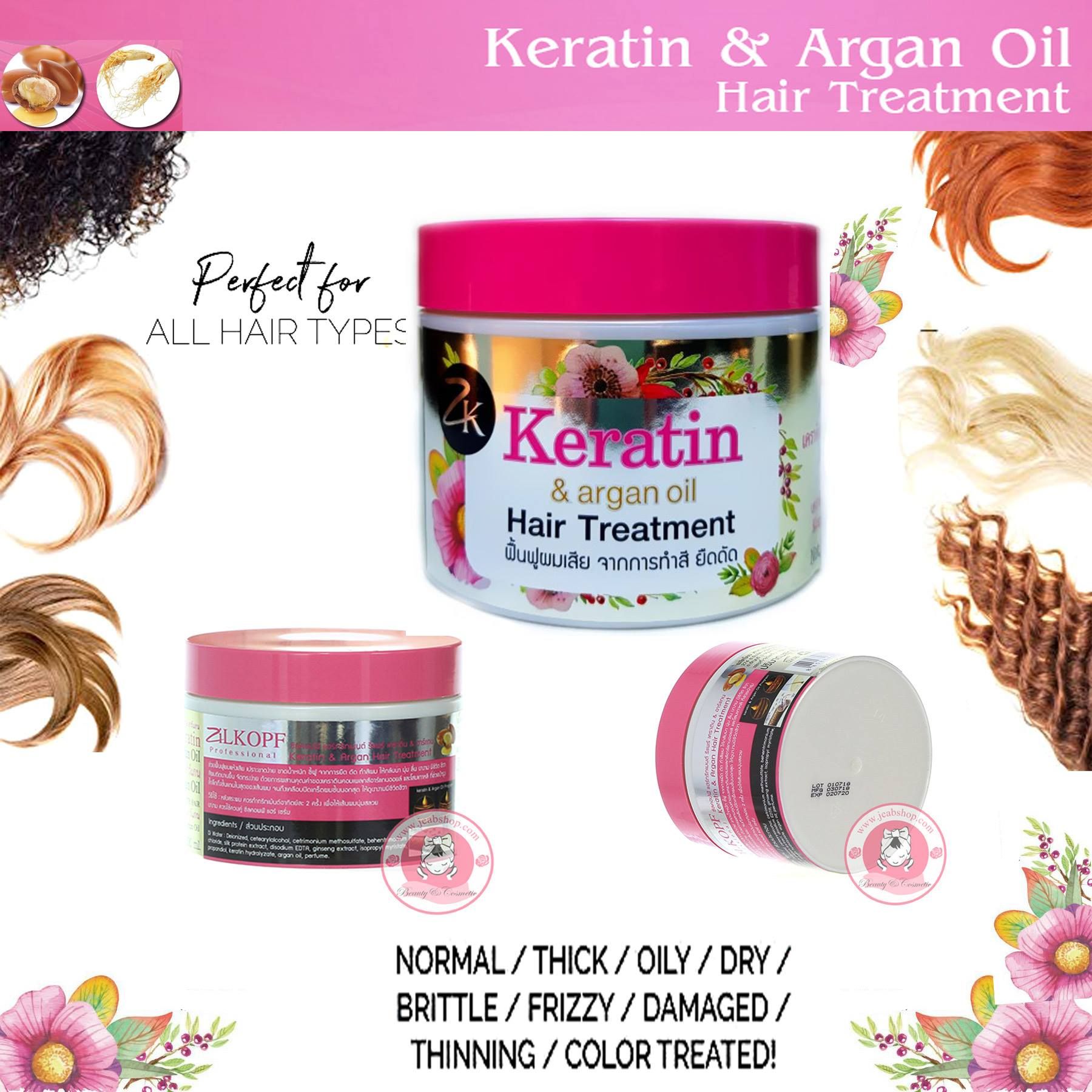 ZILKOPF Professional Keratin & Argan Oil Hair Treatment_1