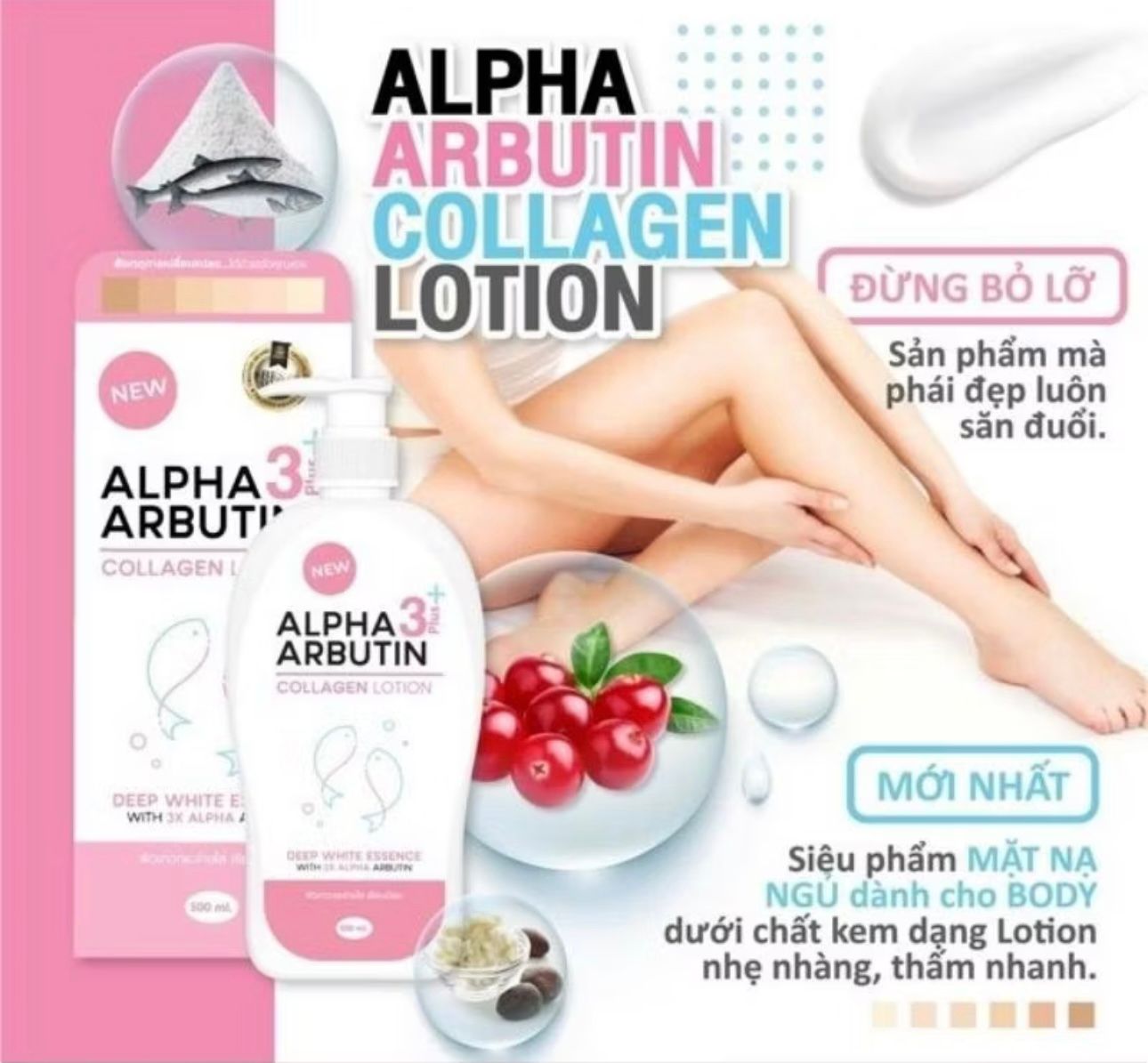 PRECIOUS SKIN Alpha Arbutin 3 Plus Collagen Body Lotion_5