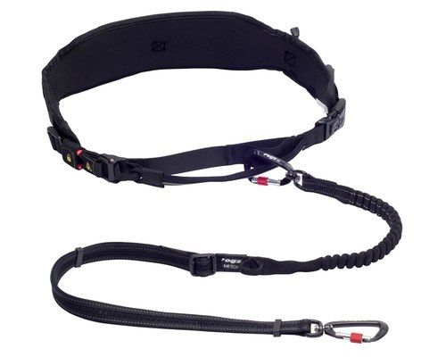 ROGZ AIRTECH SPORT BELT AND LEAD XL BLACK_0