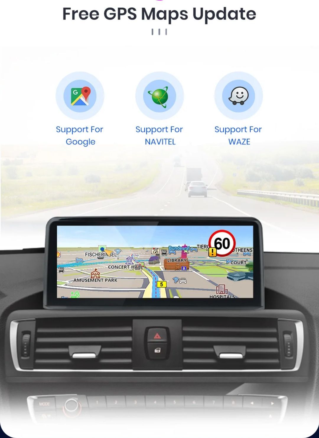 Rádio 10,25" android 4/64GB BMW série 3 e 4 CARPLAY 8Core GPS 4G_5