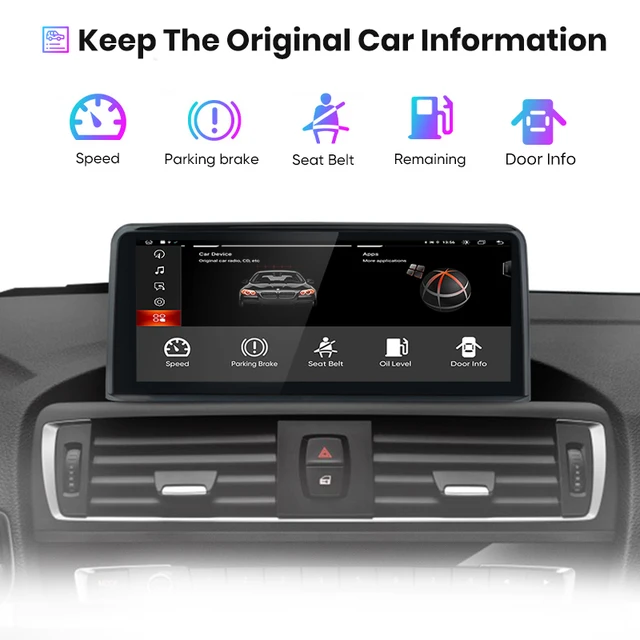 Rádio 10,25" android 4/64GB BMW série 3 e 4 CARPLAY 8Core GPS 4G_12