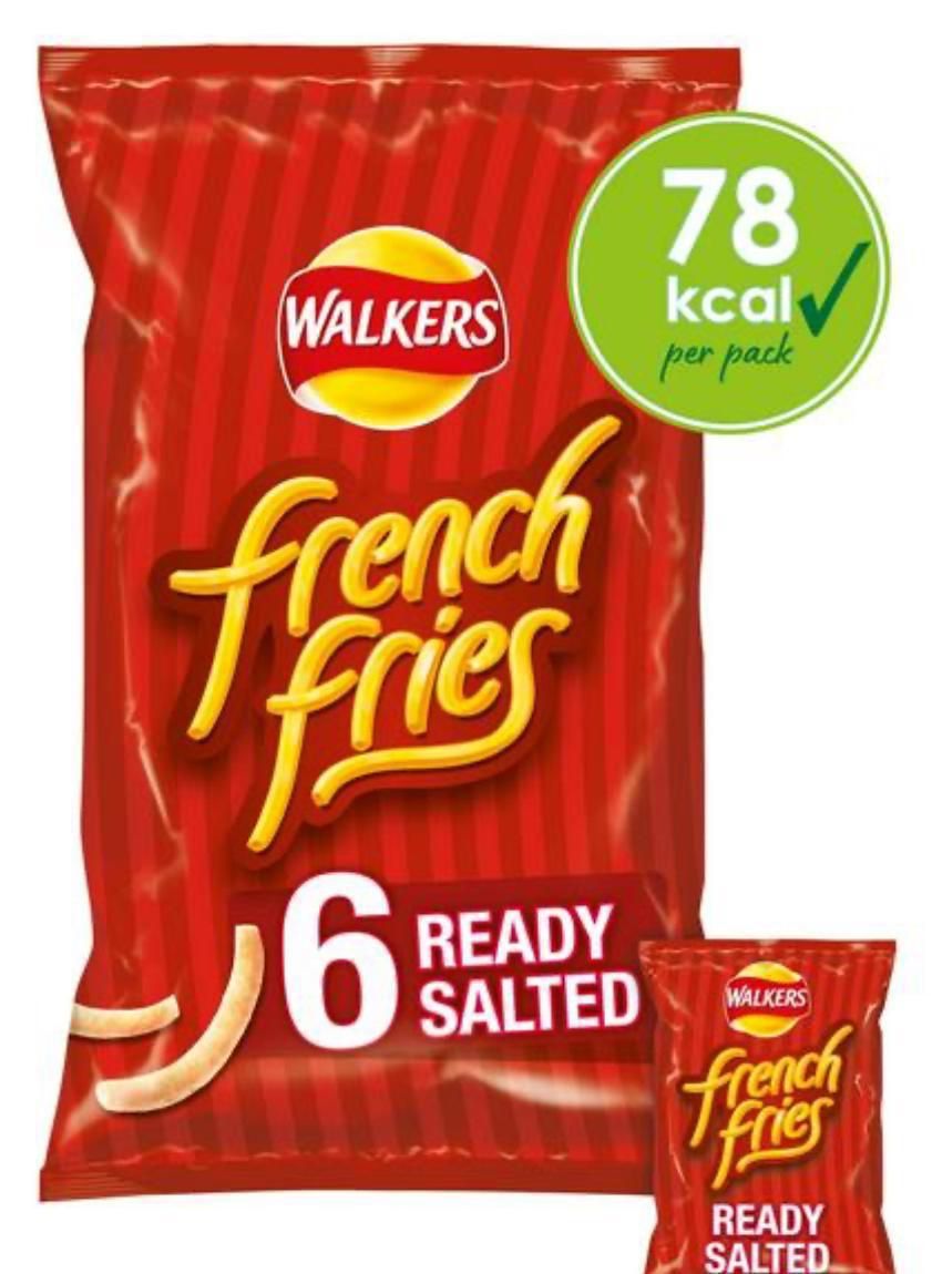 Walkers French fries ready salted 24x6pk BBE 15/06/24 _0