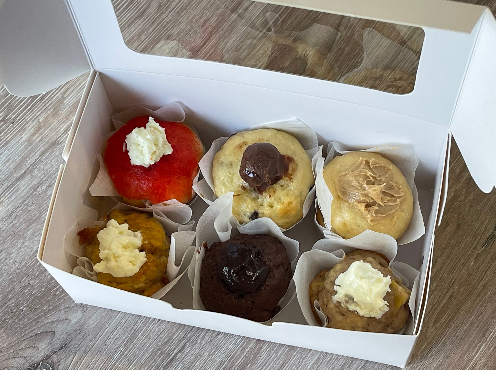 Mini box of 6 mini-muffins, 6 flavours_0