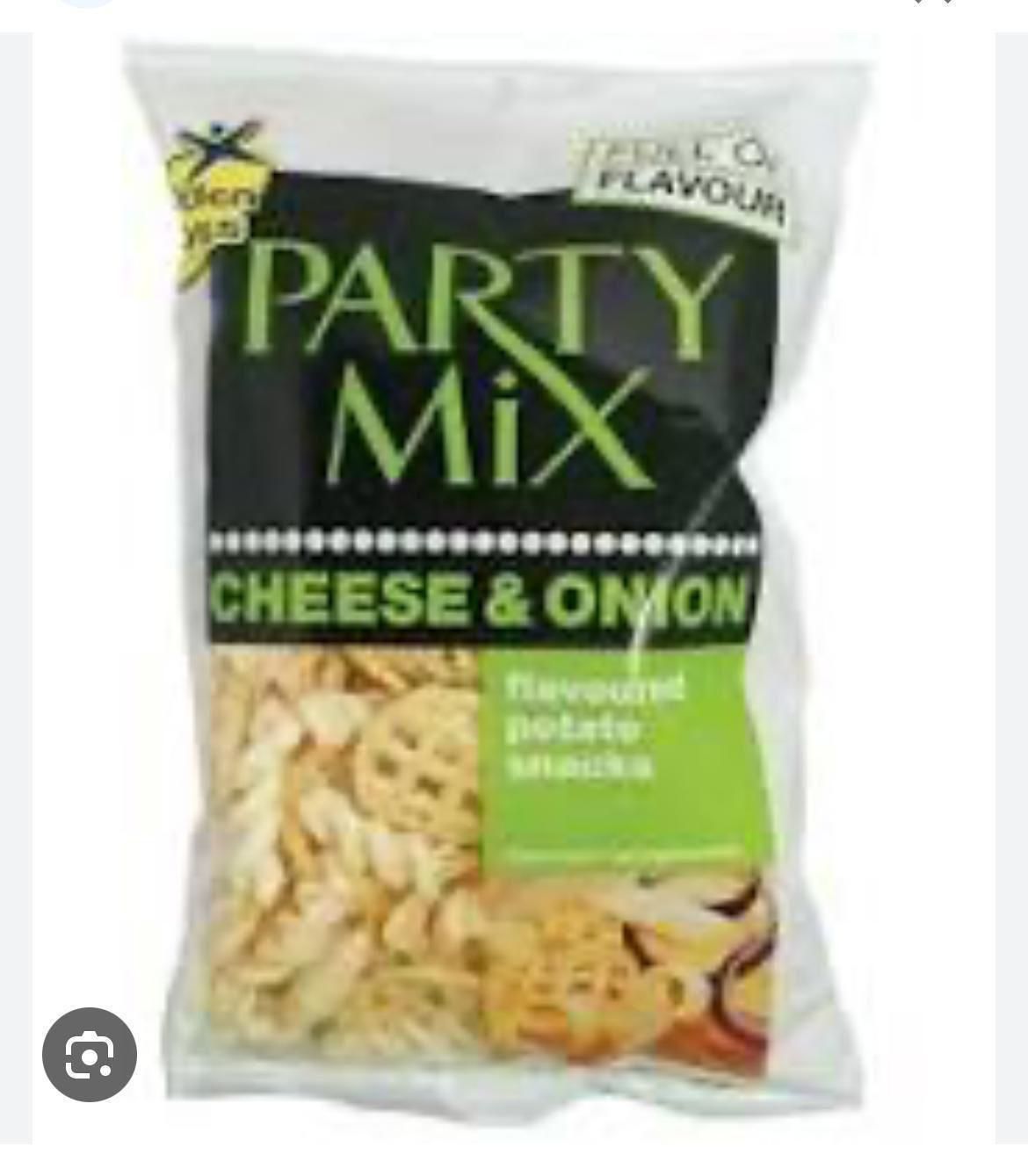 Golden cross party mix cheese & onion 12x125g BBE 12/24  2 cases _0