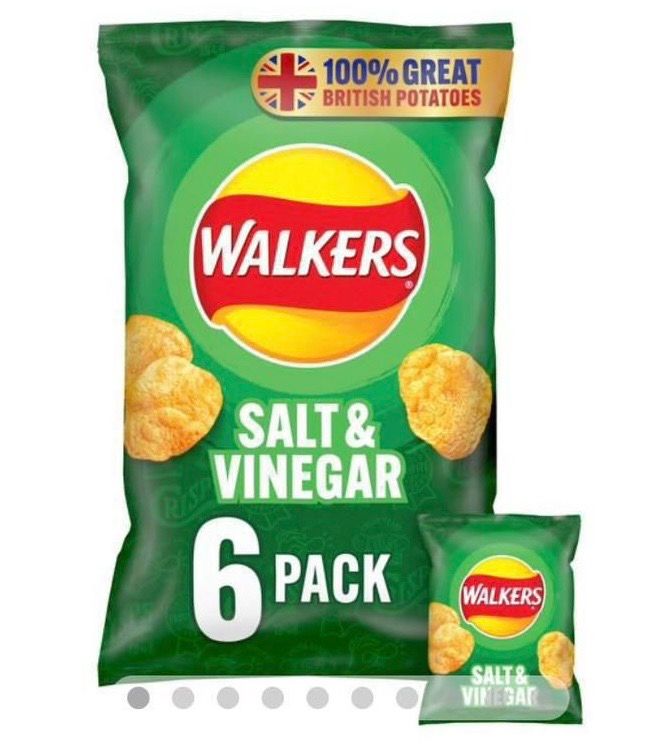 Walkers salt & vinegar 18x6pk  BBE 08/24 2 cases _0