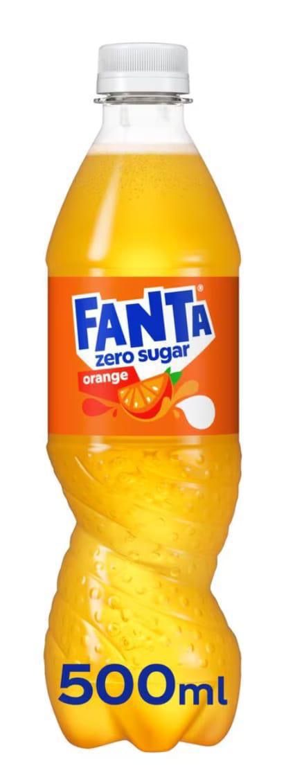 Fanta orange zero 12x500ml bbe 08/24 10 cases _0