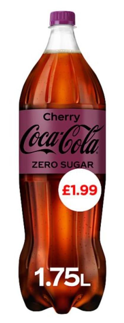 Coke Zero cherry pm£1.99 6x2L BBE 10/24 10 cases _0