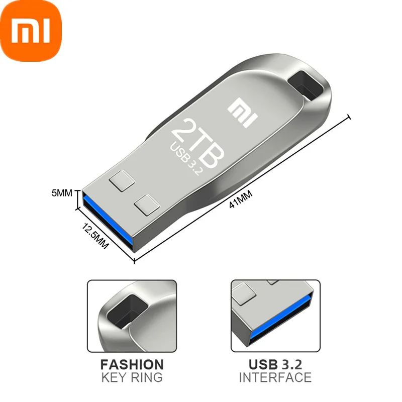 Xiaomi Pen Drive 2 TB USB 3.2 Flash Metal Drive _3