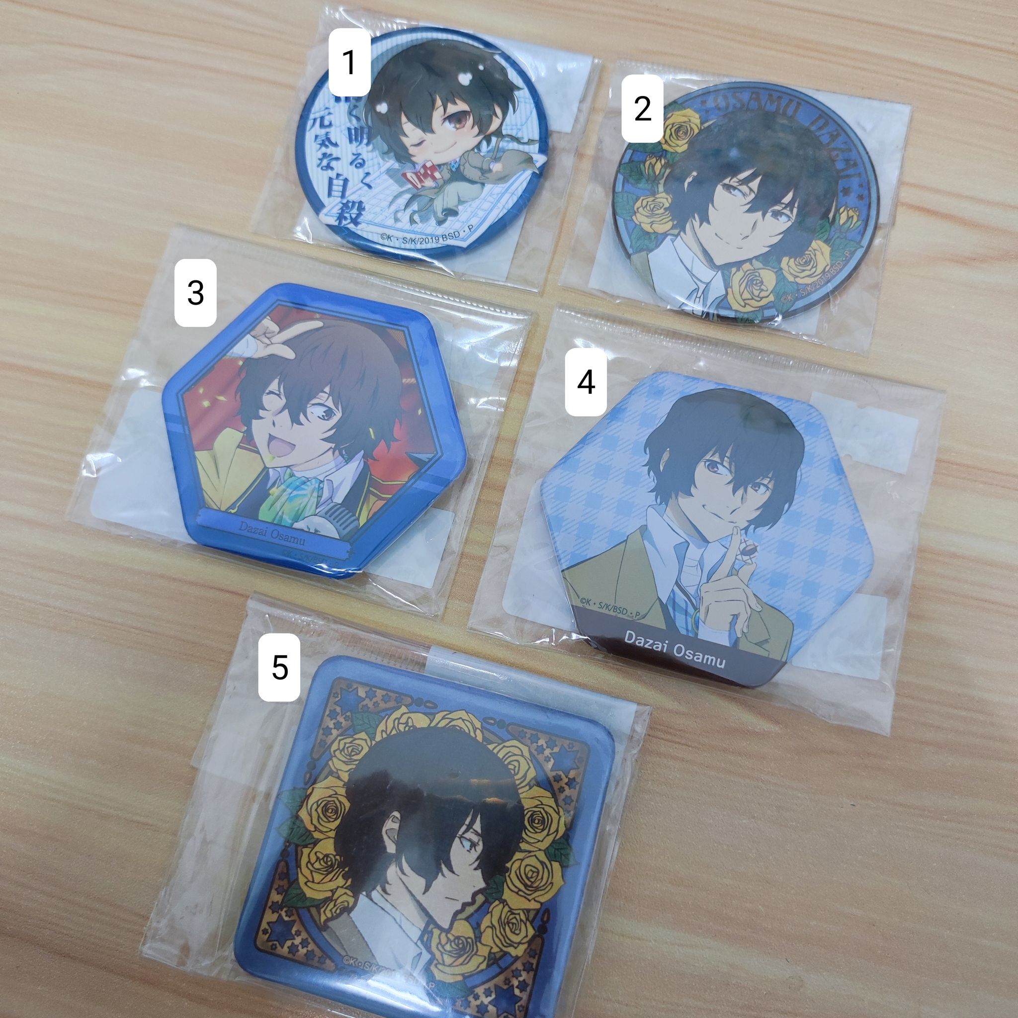 Bungo Stray Dogs Official Badge - Dazai_1