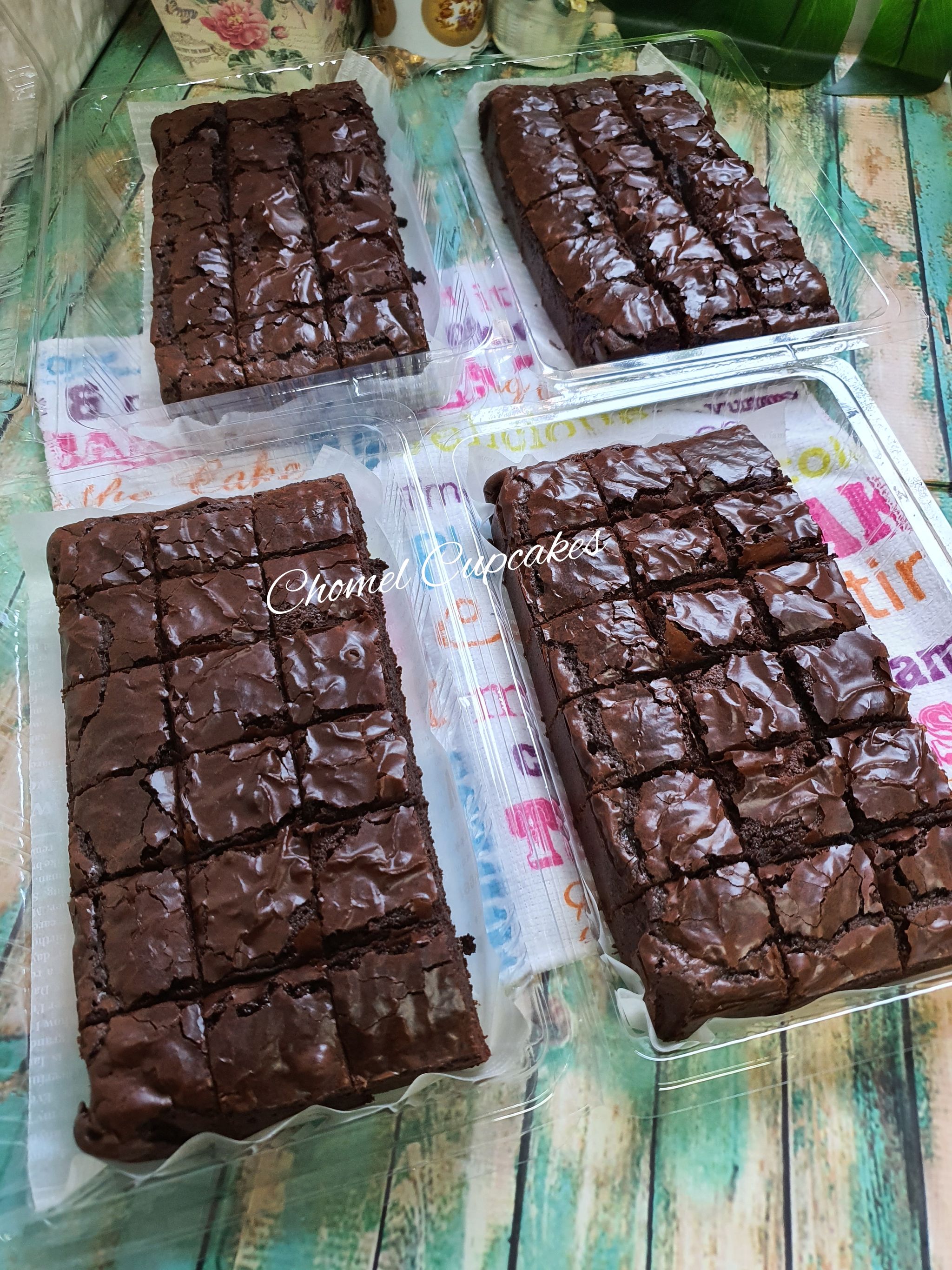 Fudgy Brownies Plain _8