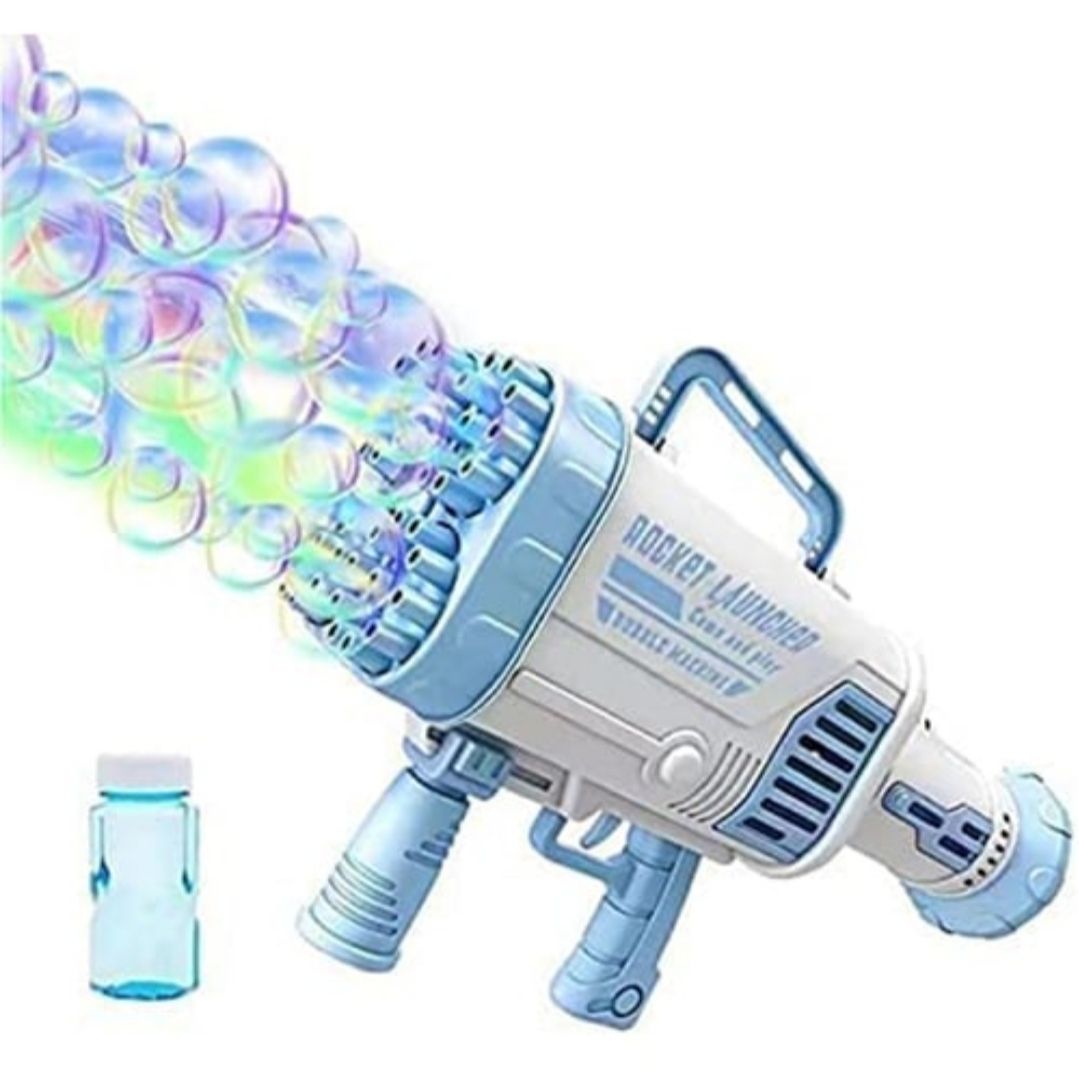 Bubble Gun with Flash Lights, 15 Holes_2