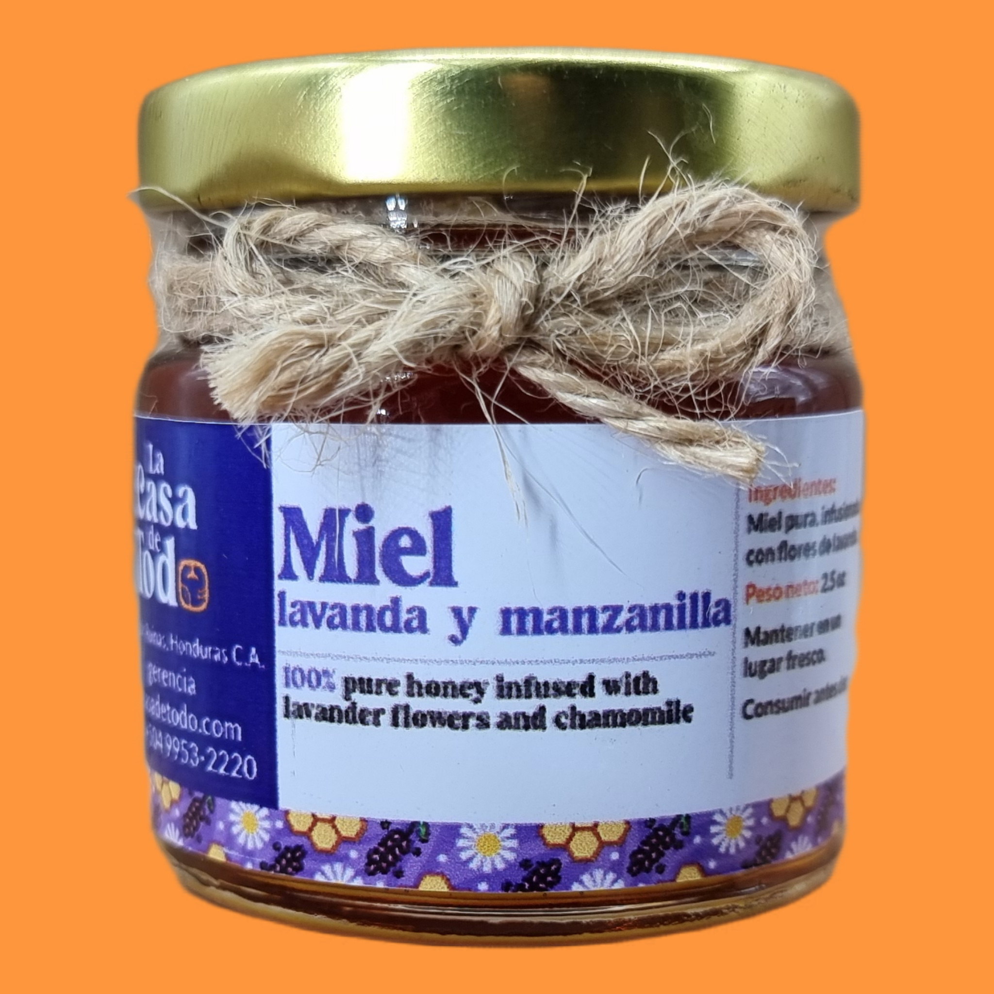 Miel con Lavanda y Manzanilla 2.5 oz_0