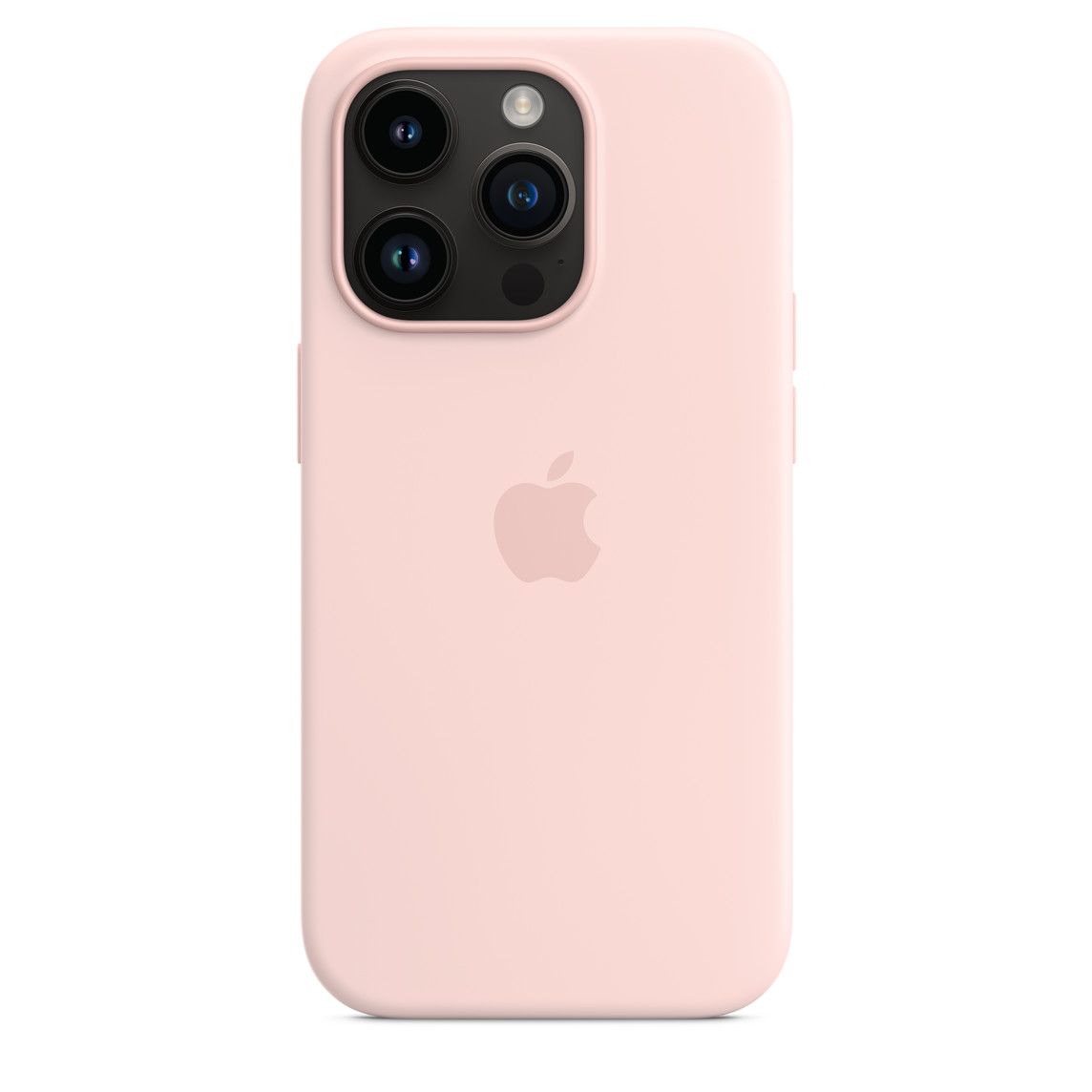 iPhone 14 Pro Silicone Case with MagSafe - Chalk Pink_2