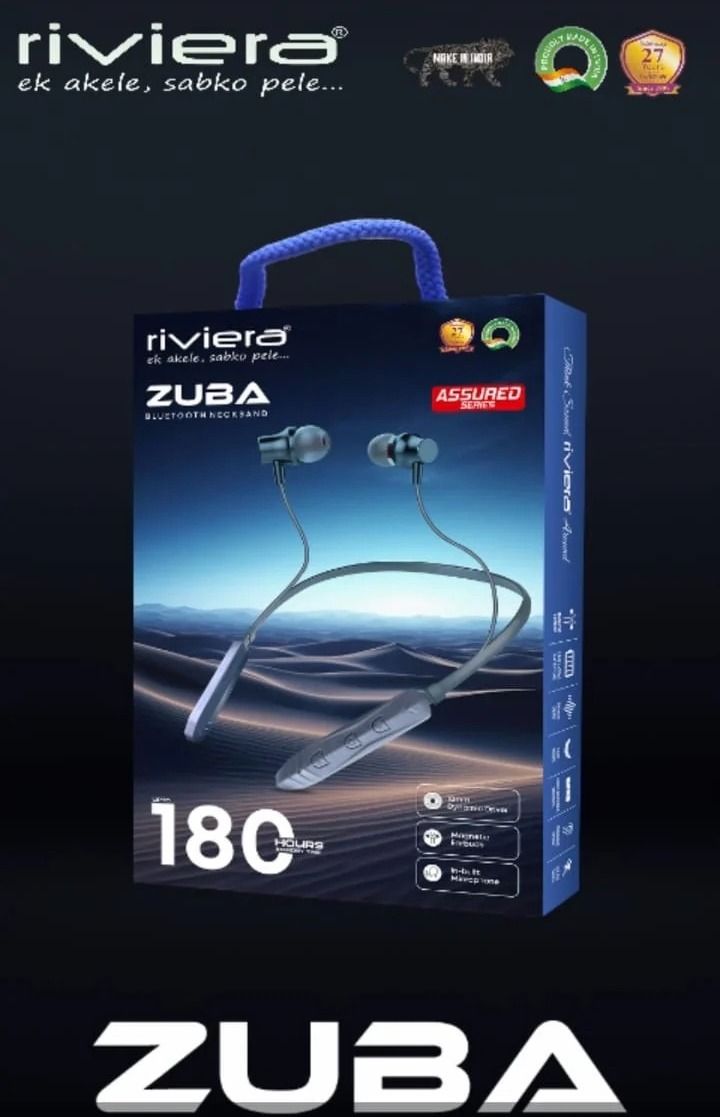 Riviera Zuba Neckband - Assorted Color With 6 Month Limited Warranty_1