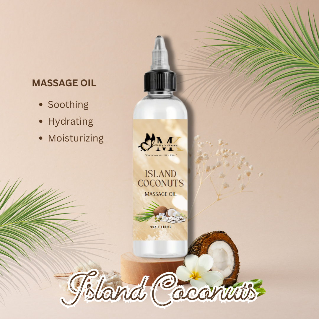 Island Coconuts Massage Oil_0