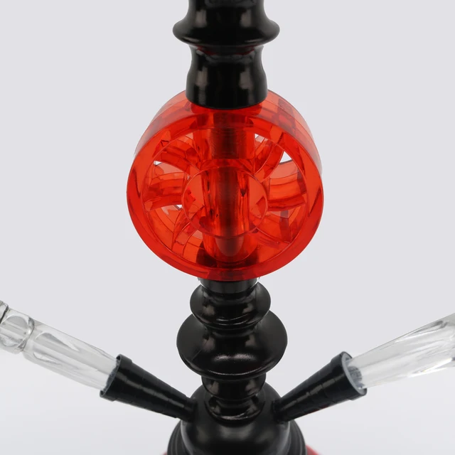 4 colors hookah glass shisha set custom wholesale chicha complet sheesha aluminium alloy 2 hose hookah_3