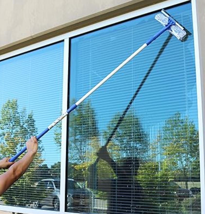 Extendable squeegee window cleaner_0