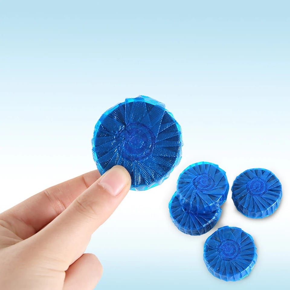 Blue bubble toilet cleaner _2