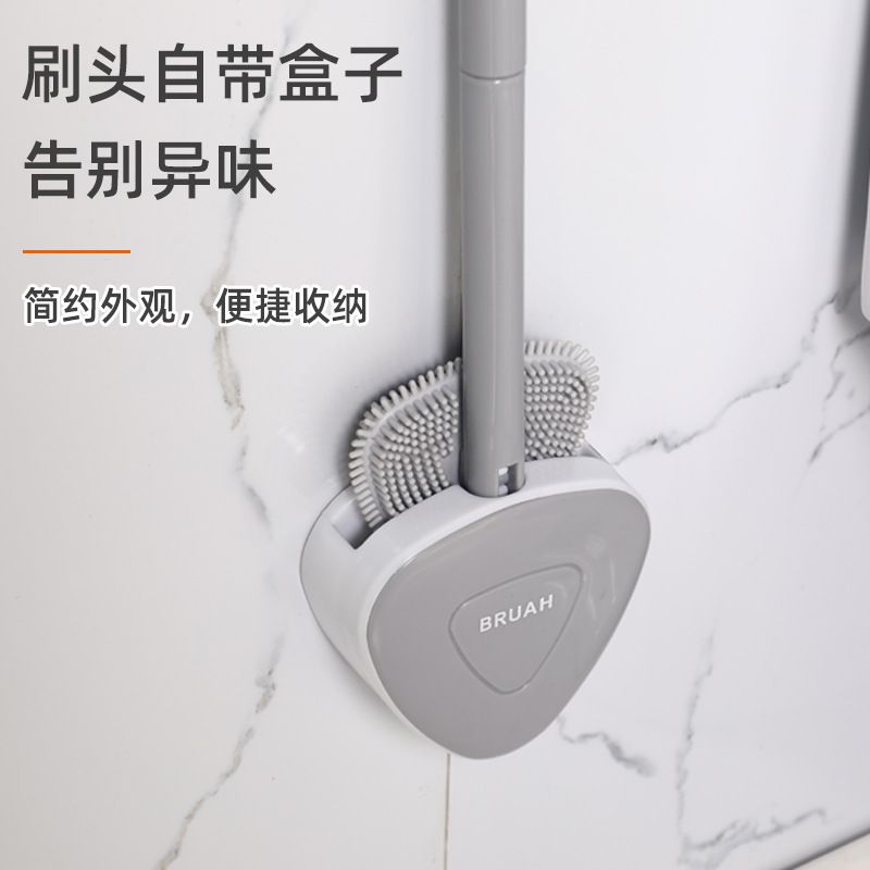 Silicon Toilet cleaning brush_0