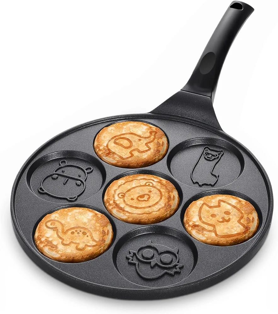 7 hole Non-Stick Pancake Pan_0