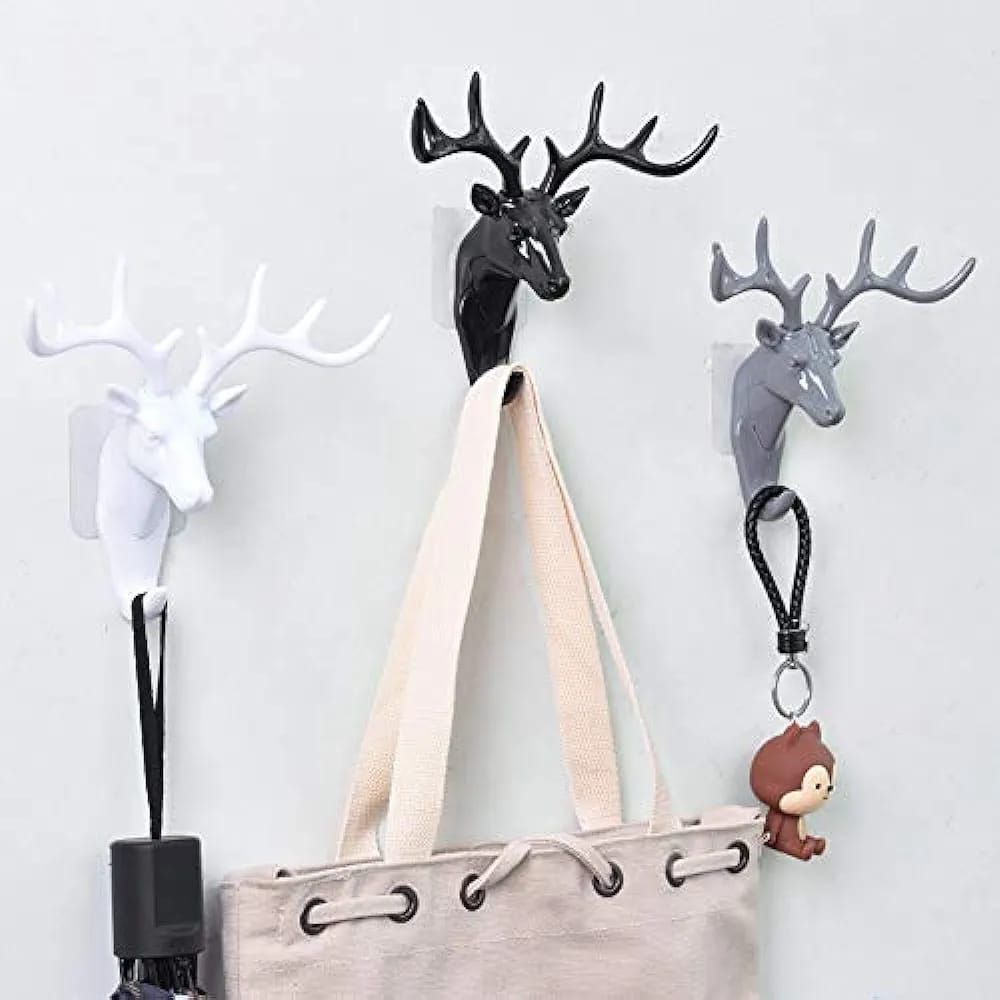 Stylish Deer / head Head Single Wall Hook _0