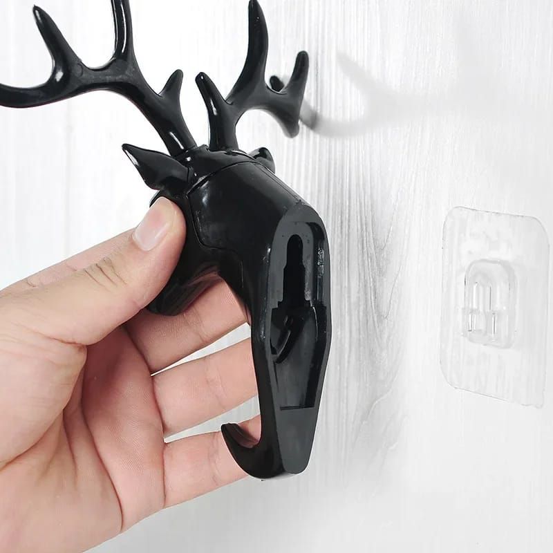 Stylish Deer / head Head Single Wall Hook _1