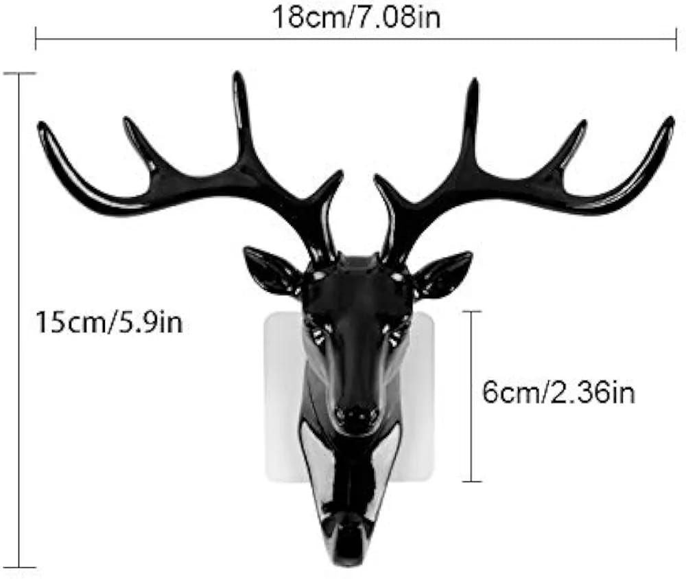 Stylish Deer / head Head Single Wall Hook _2