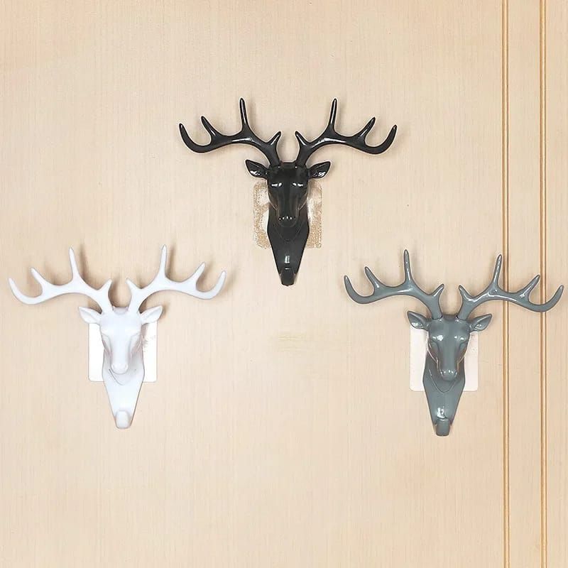 Stylish Deer / head Head Single Wall Hook _5