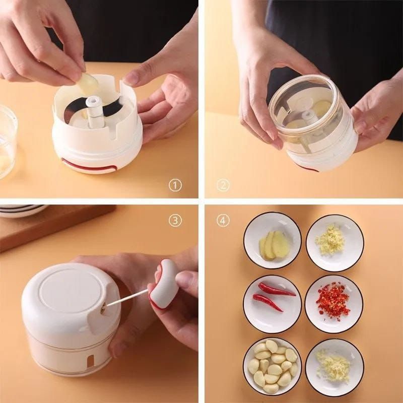Mini manual Food Chopper _4