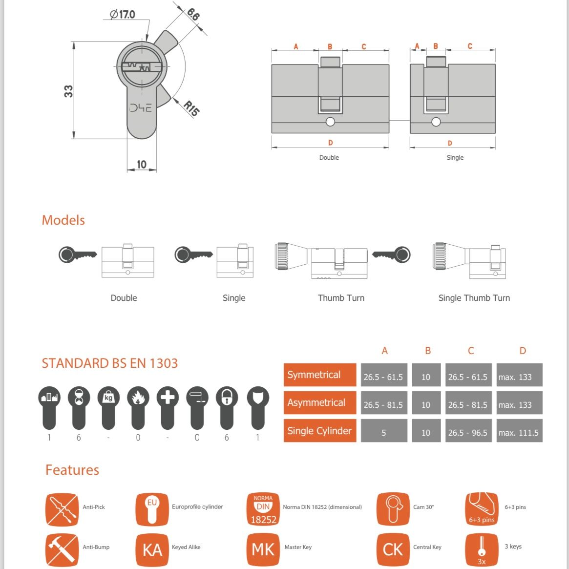 Master Keyed Double Cylinder_2