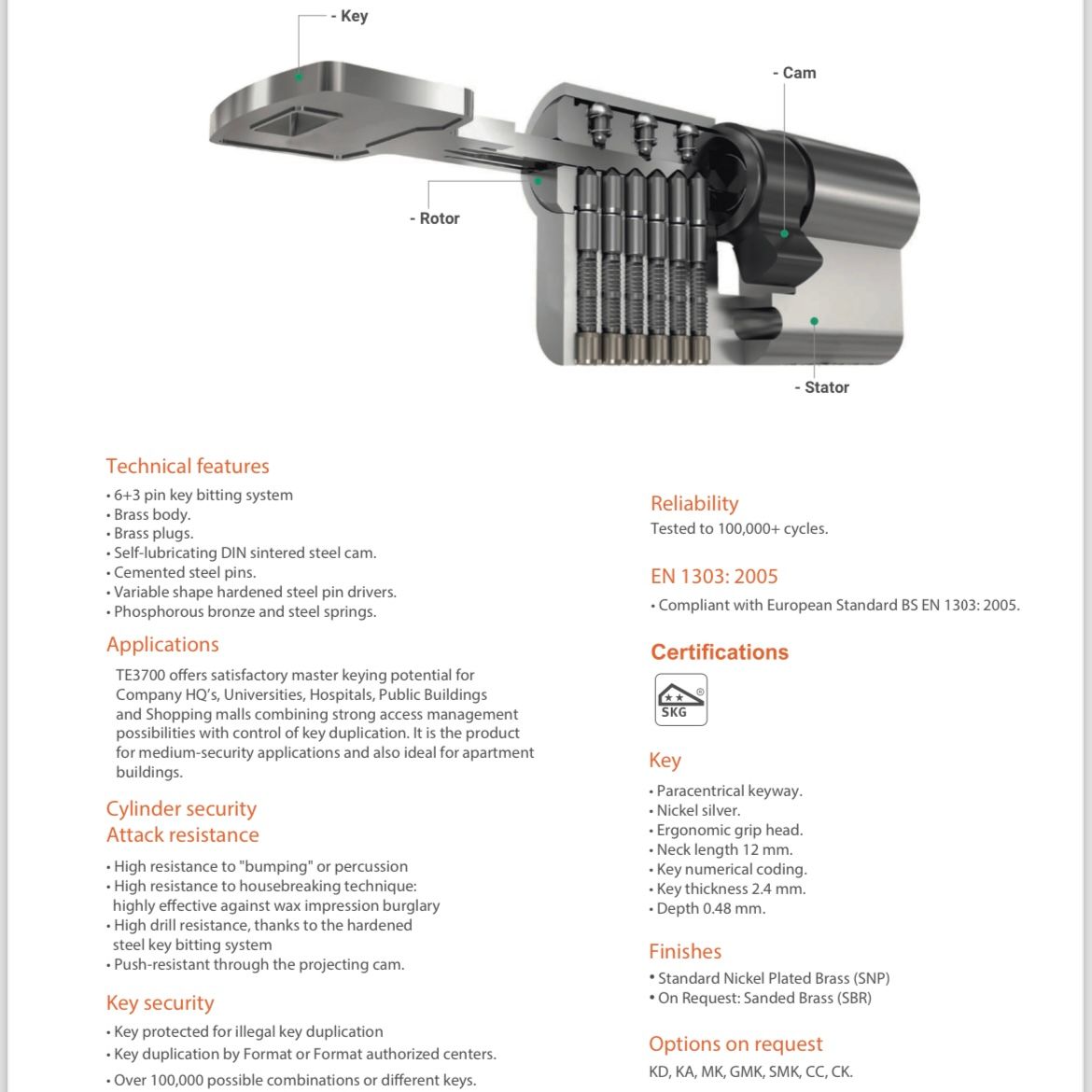 Master Keyed Double Cylinder_1