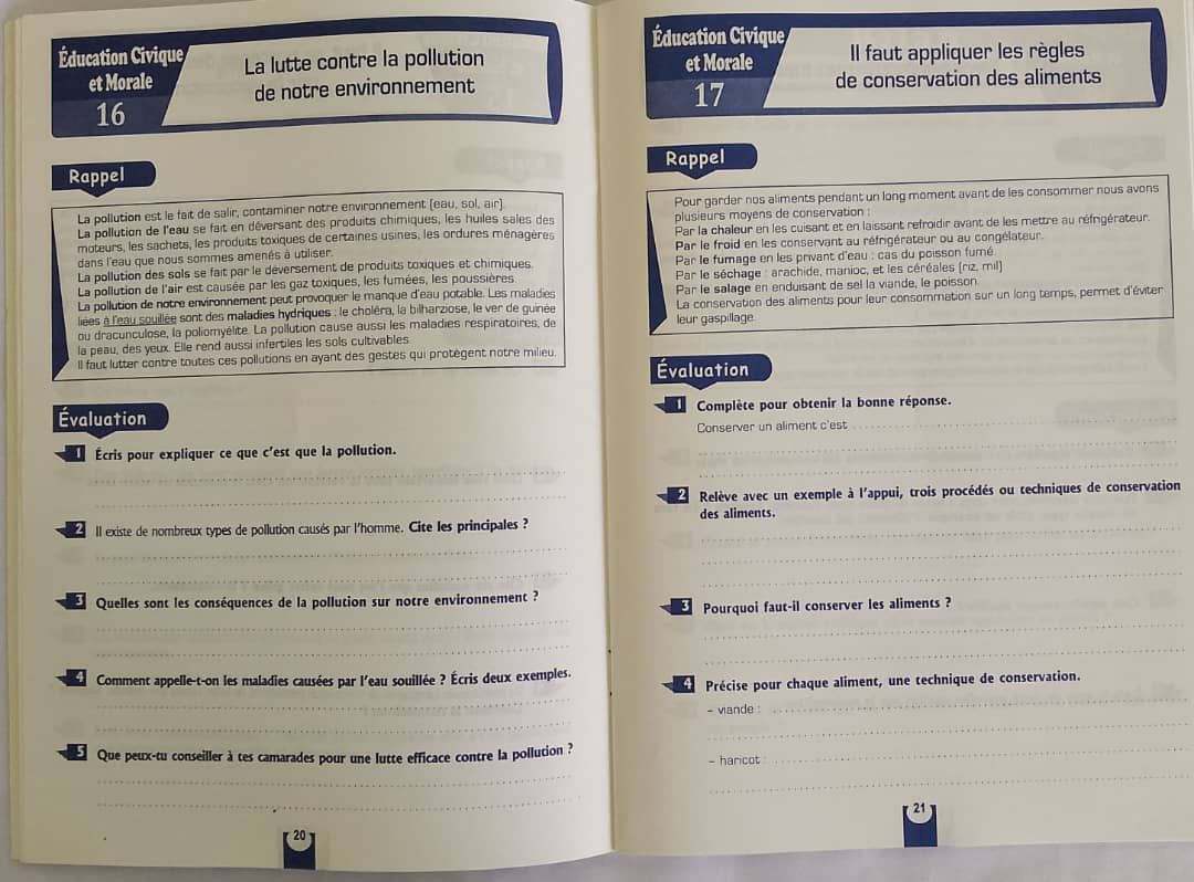 MES ACTIVITÉS DE RENFO EN EVEIL DU MILIEU (Editions Eburnie) - CM1_2