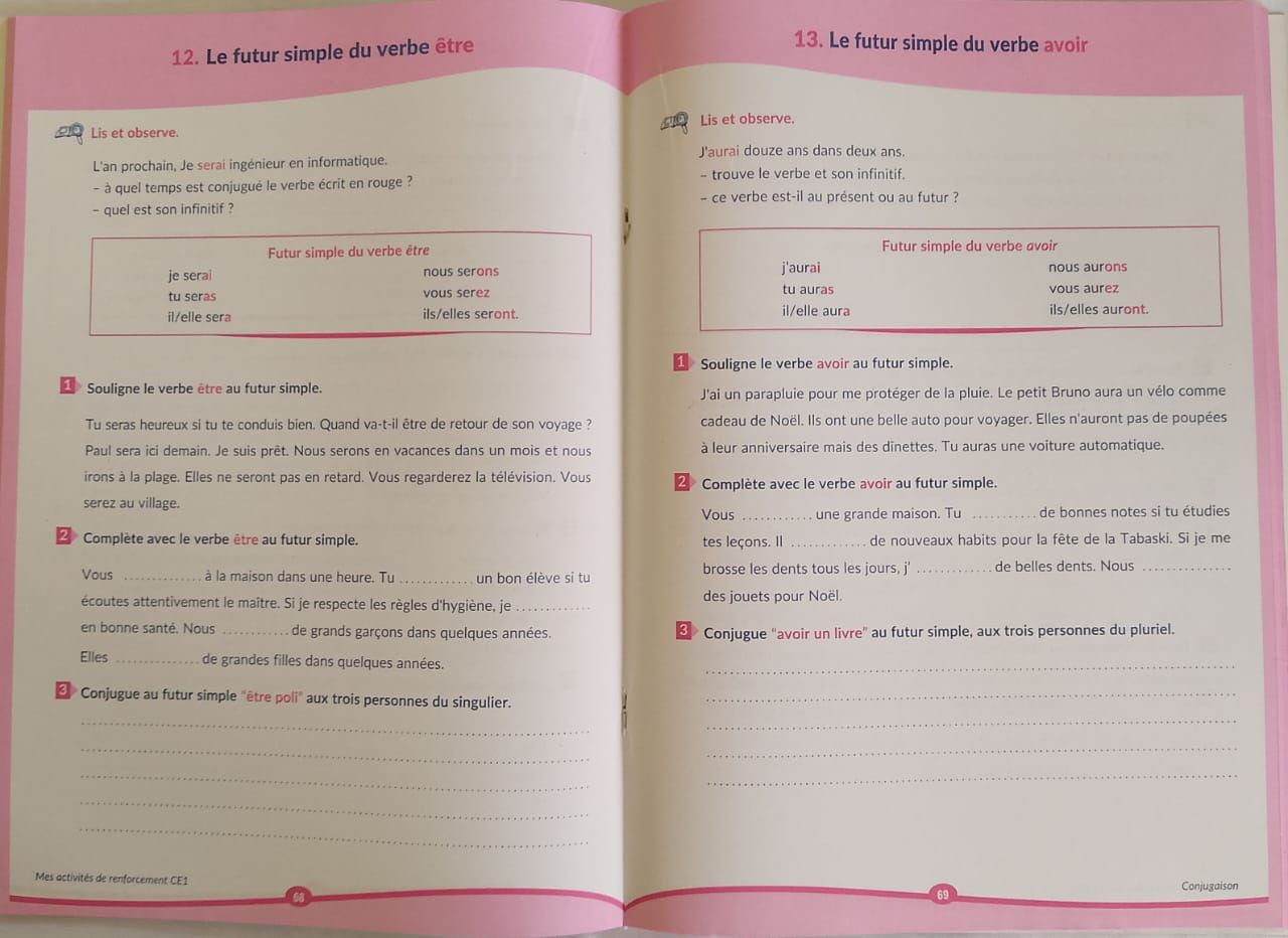 MES ACTIVITÉS DE RENFORCEMENT Nouvelle Edition (Editions Eburnie) - CM1_2