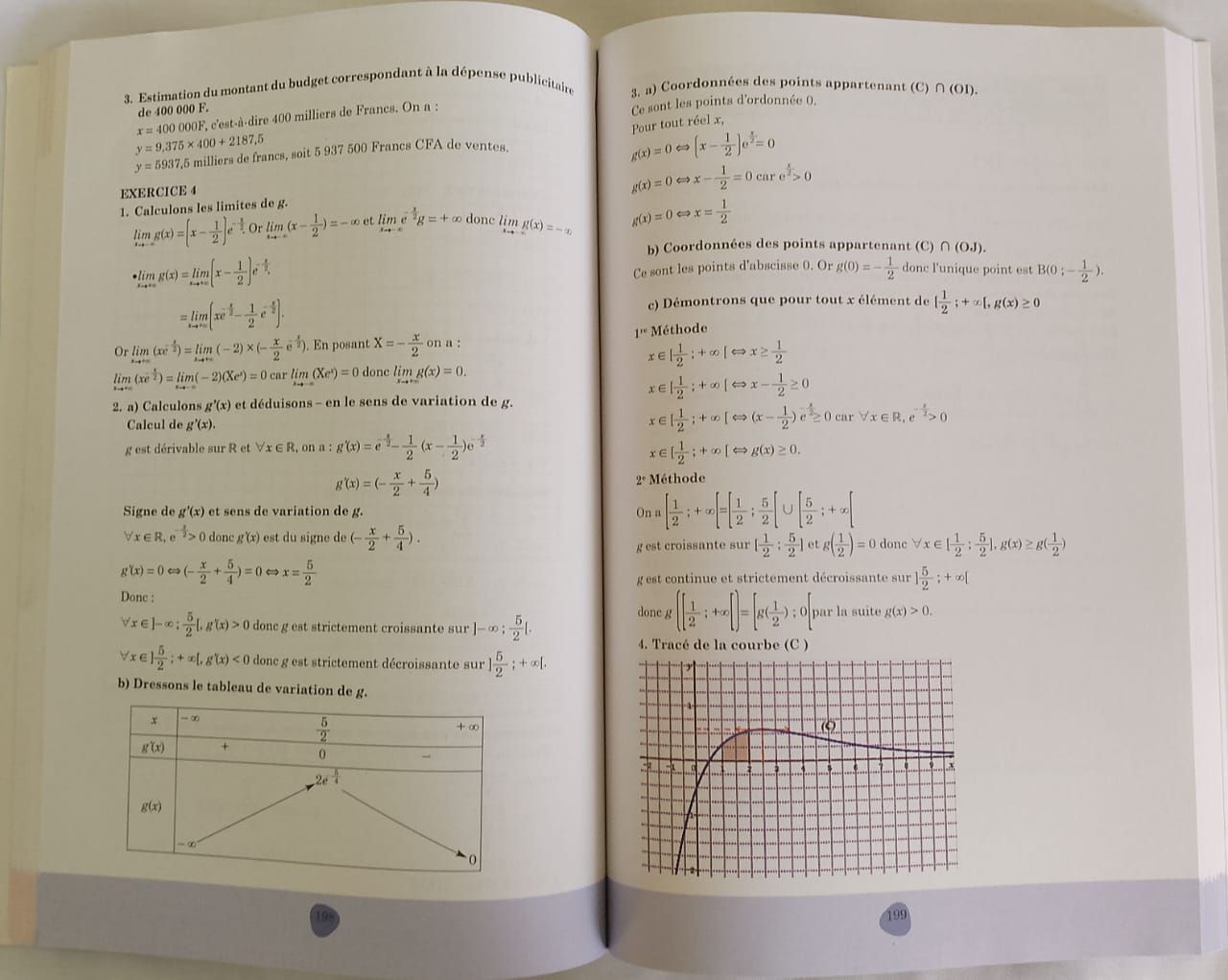 LES AS DES MATH BAC TECHNIQUE (Editions Eburnie) - Filière Tertiaire G1, G2, B TOME 1 _2