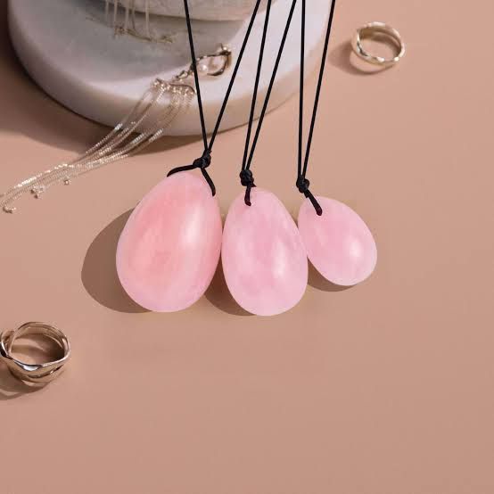 Rose Quartz Yoni Egg Set _7