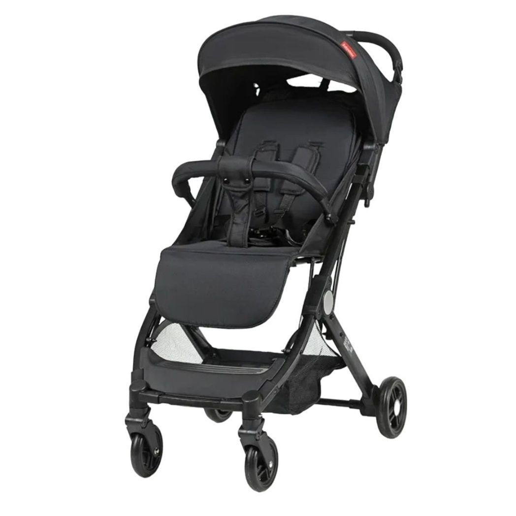 One hand Lightweight Stroller-Grey-Blue-Black_1