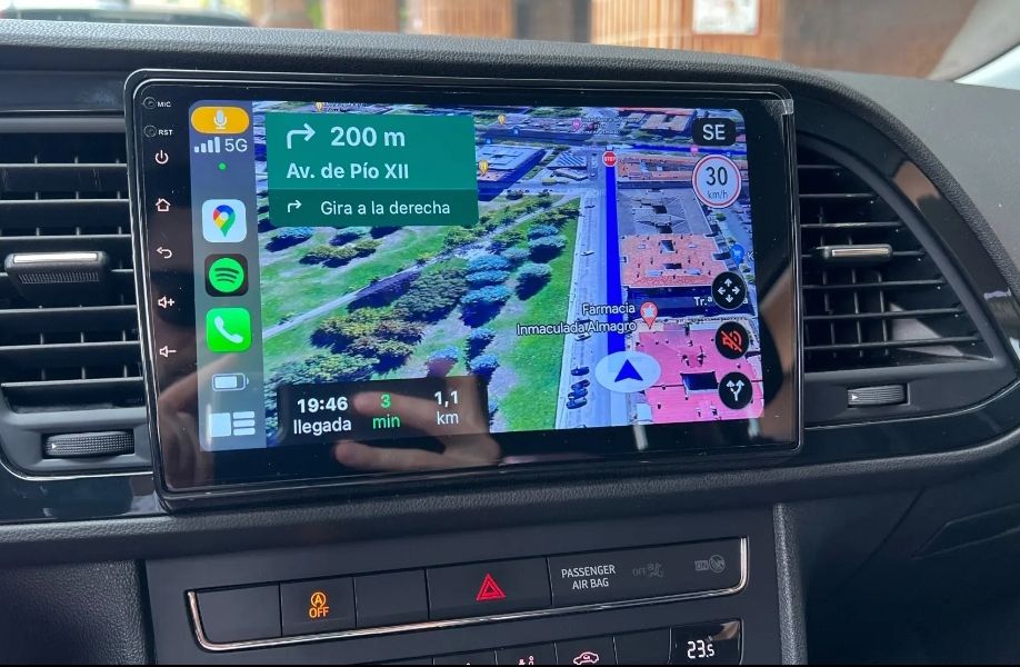 Rádio 9" android 2/32GB Seat Leon 3 2012 a 2020 CARPLAY WIFI GPS_1