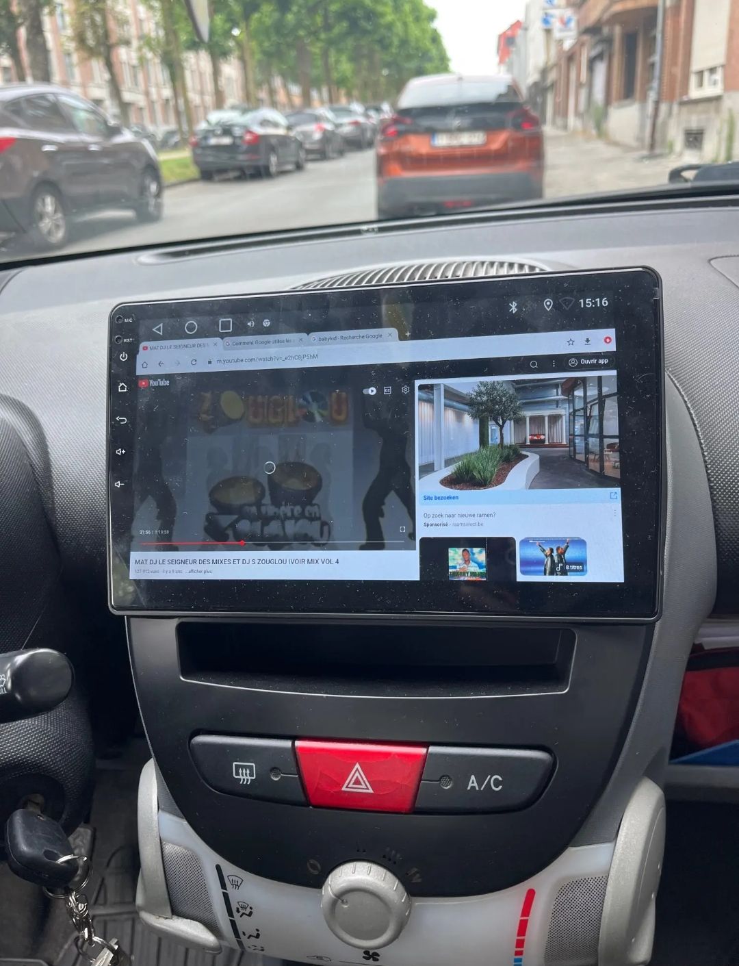 Rádio 10" android 2/32GB Toyota Aygo Peugeot 107 citroen C1 WIFI GPS_3