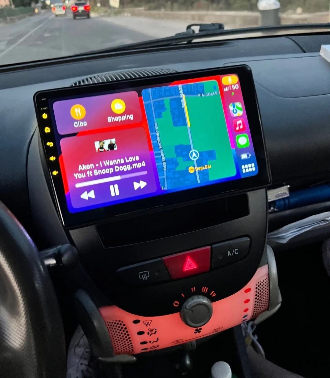Rádio 10" android 2/32GB Toyota Aygo Peugeot 107 citroen C1 WIFI GPS_2
