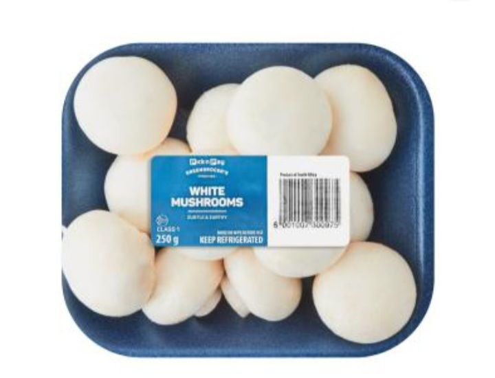 PnP White Mushrooms 250g _0