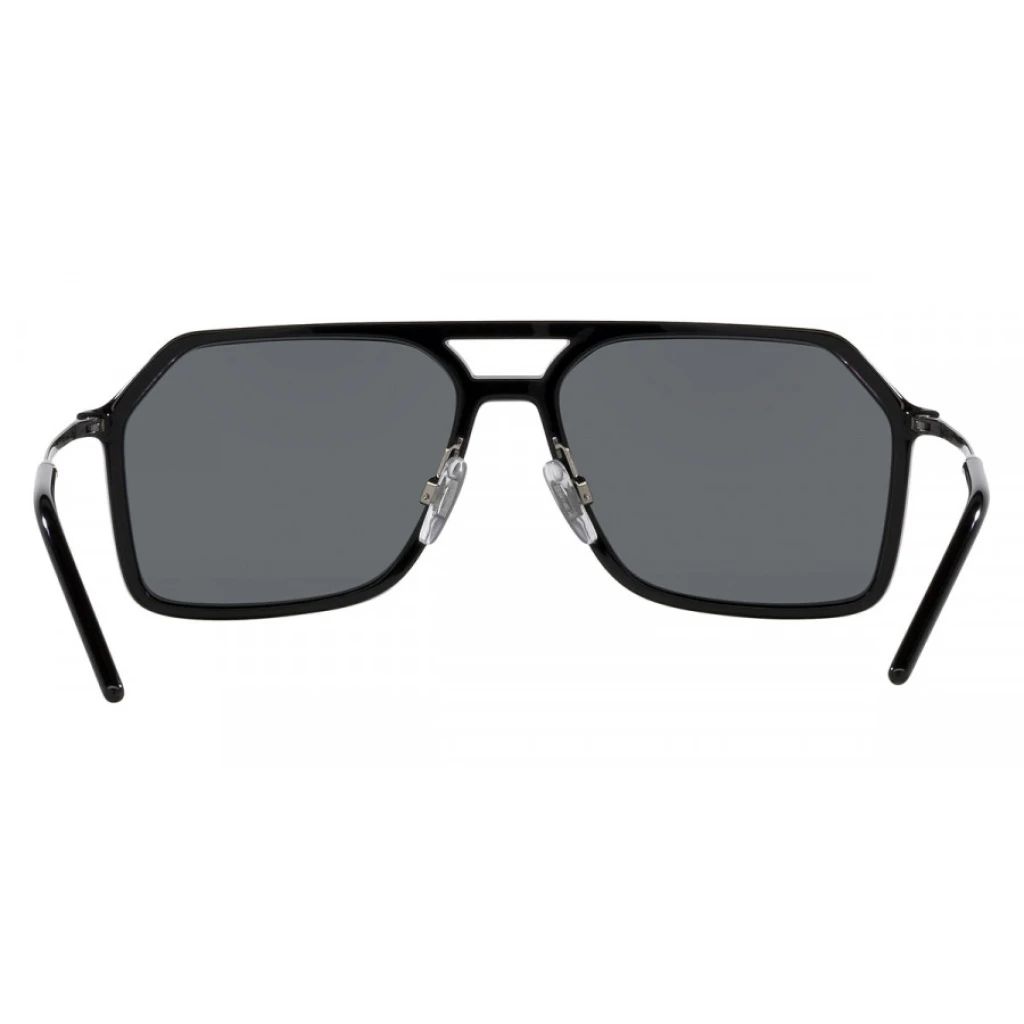 DOLCE & GABBANA 0DG6196 501/6G Black/Gunmetal / Light Grey Mirrored Black_4