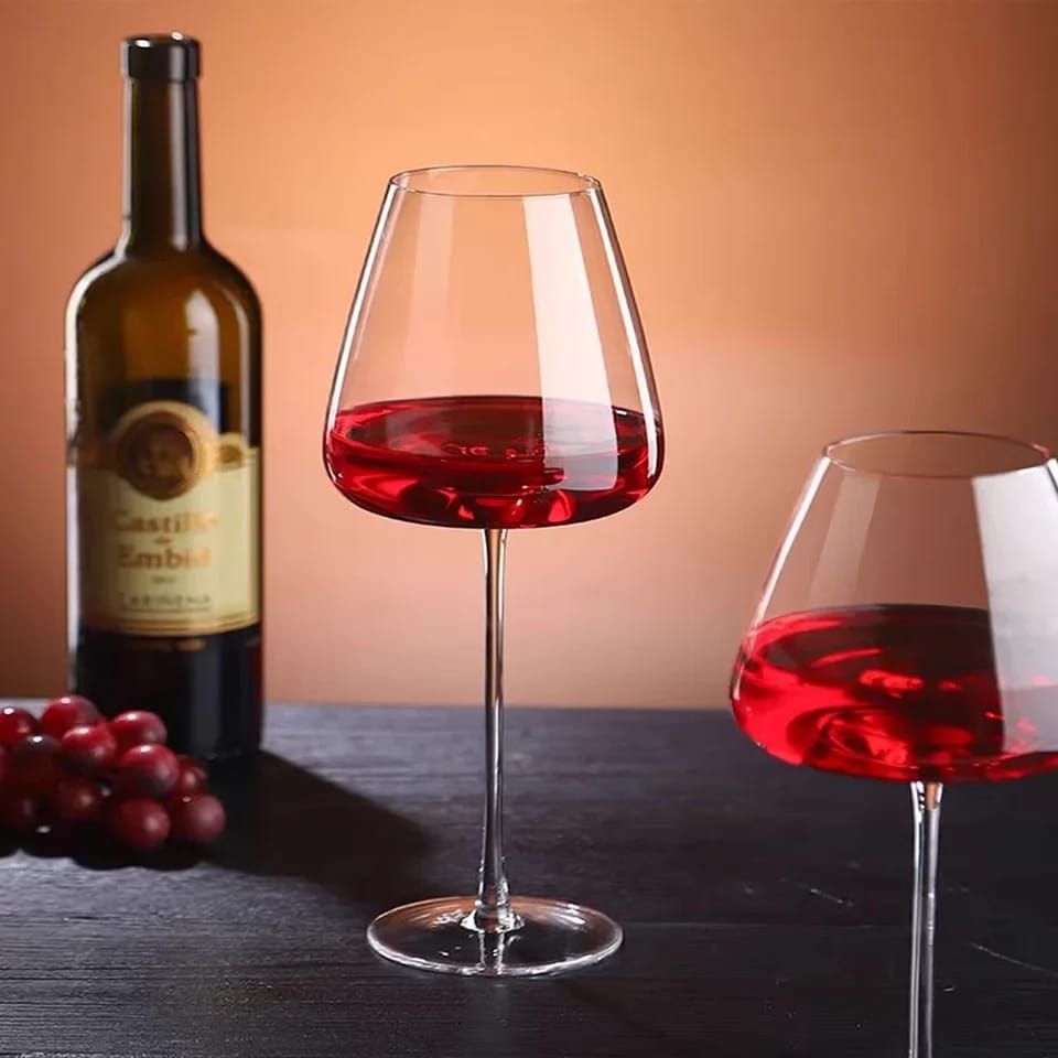 2pc Large Capacity  Crystal Wine Glass_1
