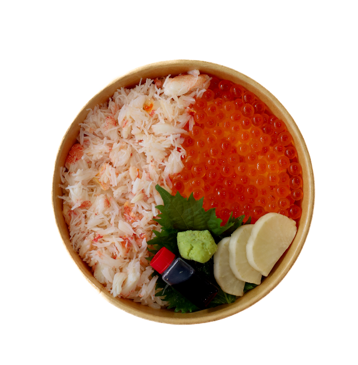 (楚蟹鮭卵丼)Snow Crab w/Ikura Don_0