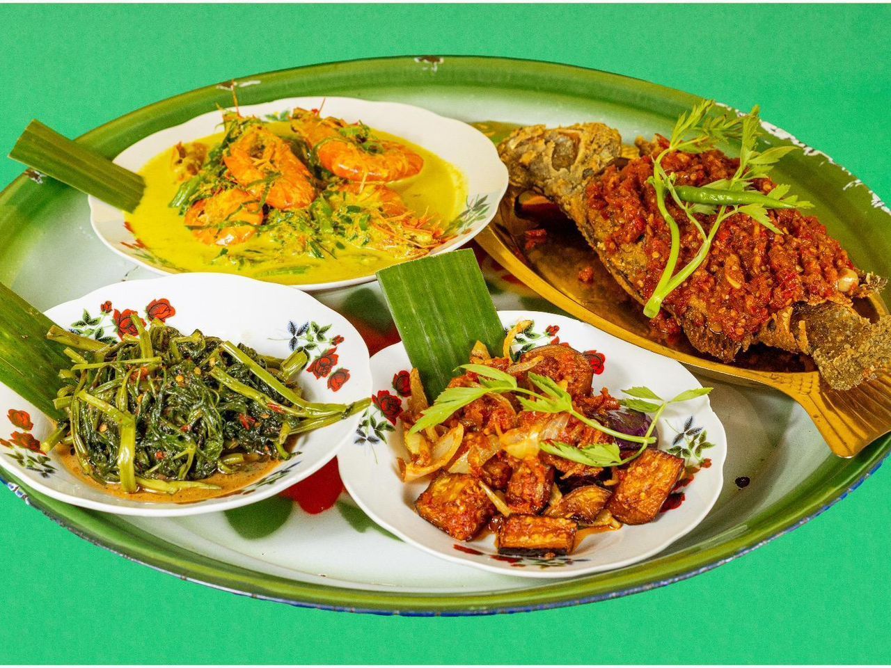 Set Talam Siakap Goreng B (4Pax)_0