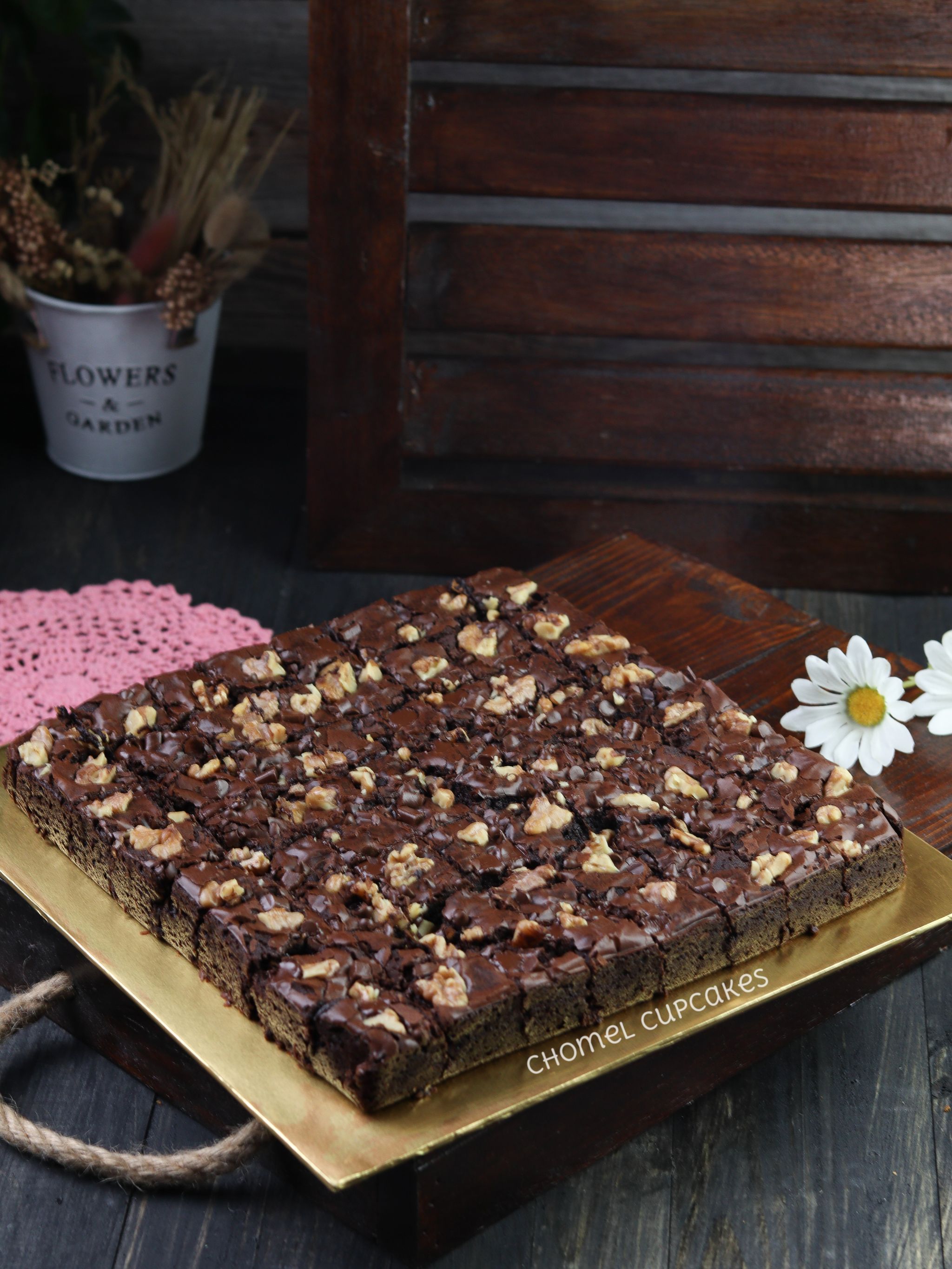 Fudgy Brownies with Full Walnuts and Choc Chips _1